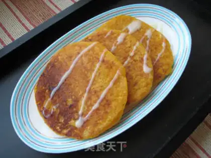 Make Pumpkin rice cake step 7