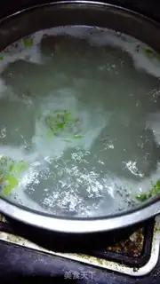 Make Scrawny meat porridge step 5