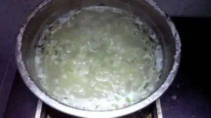 Make Scrawny meat porridge step 7