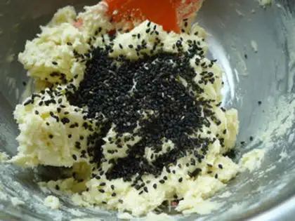 Make Black Sesame Cookie step 3
