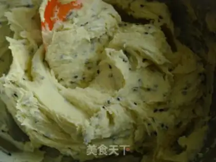 Make Black Sesame Cookie step 4