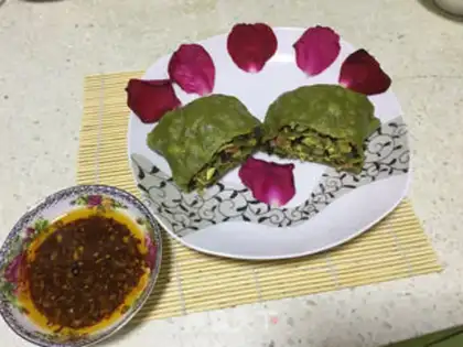 Make Spinach rolls step 7