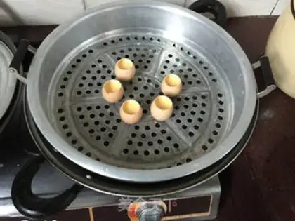 Make Shell egg pudding plant step 13
