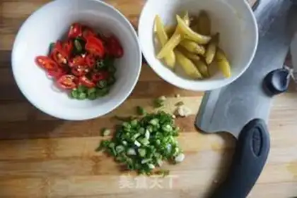 Make Sour pork step 1