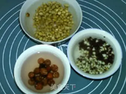 Make Red bean rice lily soy step 4