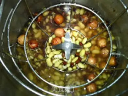 Make Red bean rice lily soy step 5