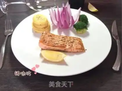 Make Black pepper salmon step 13