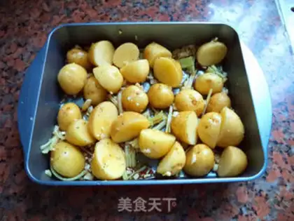 Make Roasted potatoes step 6