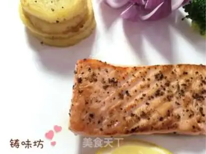 Make Black pepper salmon step 14