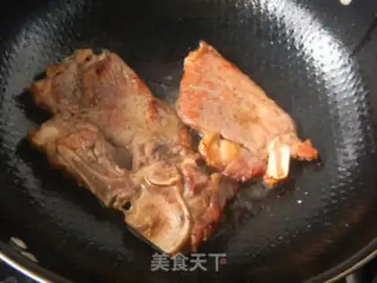 Make Iron-plated black bubbly steak step 4