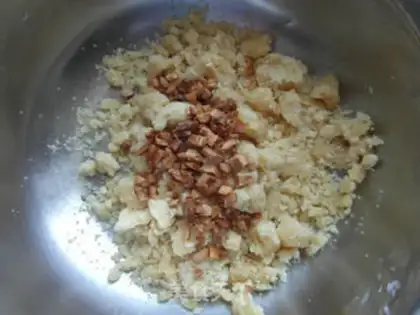 Make Peanut waffles step 4