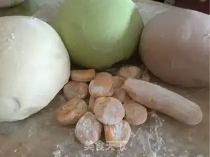 Make Colour dumplings step 6