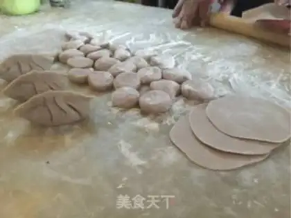 Make Colour dumplings step 9