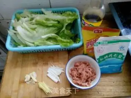 Make The spinach chord step 0