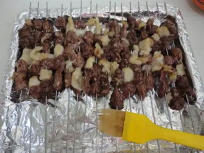 Make The lamb string step 6