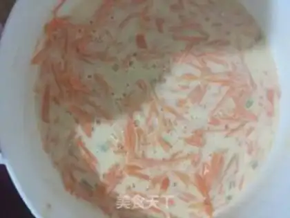 Make Carrot eggcake step 3