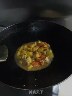 Make Curry potato chicken step 3