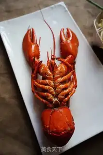 Make Garlic on the side steamed lobster step 1