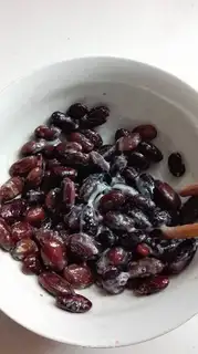 Make cucumber apricot beans step 0