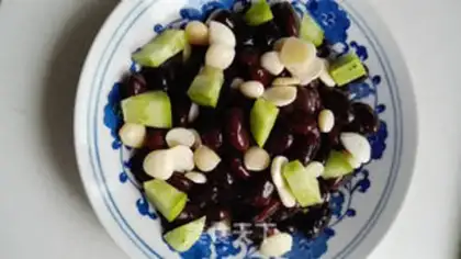 Make cucumber apricot beans step 2