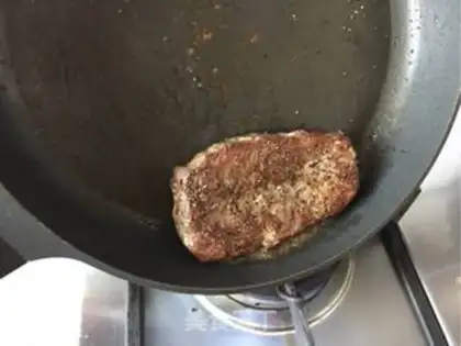 Make Fried steak step 19