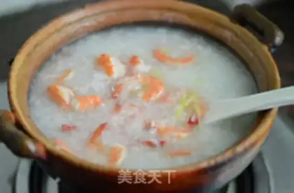 Make Shrimp congee step 8