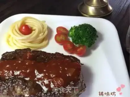 Make Fried steak step 24