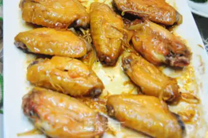 Make Chicken wings of ginger honey step 12