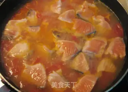 Make salmon tomato soup step 6