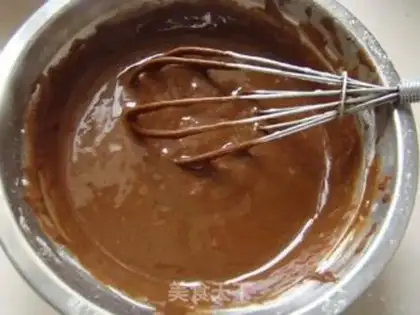 Make Chocolate mousse pelvis cake step 4