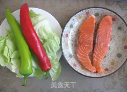 Make Salad salmon step 0