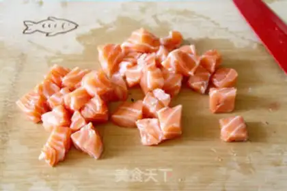 Make Mustard salmon mango salad step 4