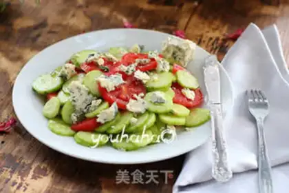 Make Cucumber tomato salad step 8