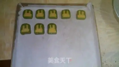 Make Tea rabbit cookies step 25