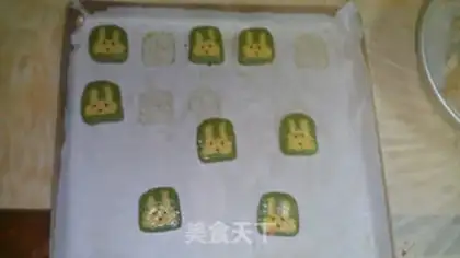 Make Tea rabbit cookies step 26