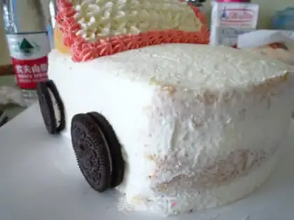 Make Red sports cake step 23