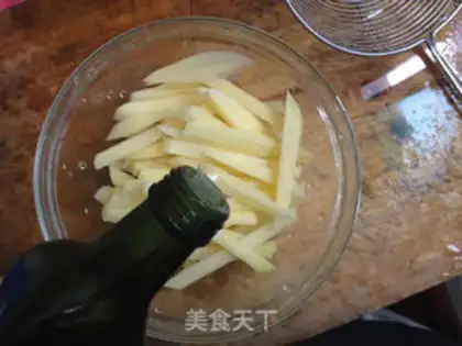 Make Homemade fries step 1