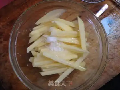 Make Homemade fries step 2