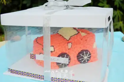 Make Red sports cake step 27