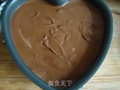 Make Chocolate mousse pelvis cake step 22