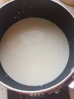 Make Red bean cream popsicle step 0