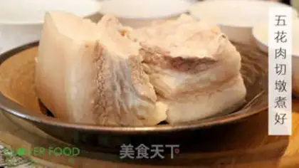 Make Garlic white meat step 1