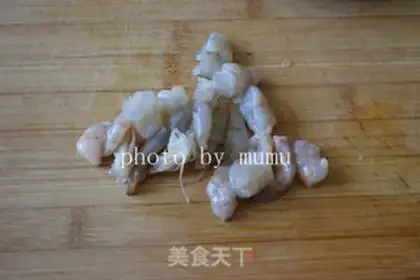Make Peas and shrimp step 1