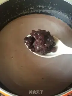 Make Red bean cream popsicle step 2