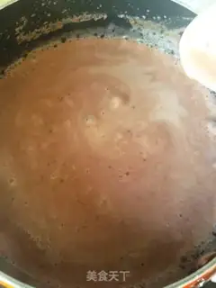 Make Red bean cream popsicle step 3