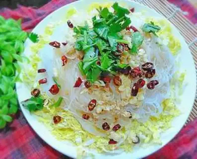 Make A cabbage fan step 6