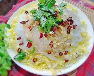 Make A cabbage fan step 7