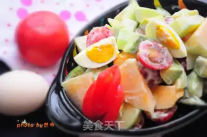 Make Tomato egg salad step 4