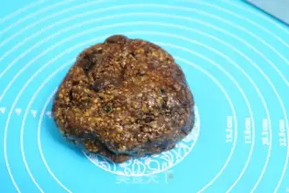 Make Red sugar oatmeal cookies step 5