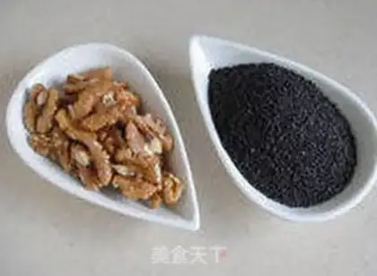 Make walnut sesame paste step 0